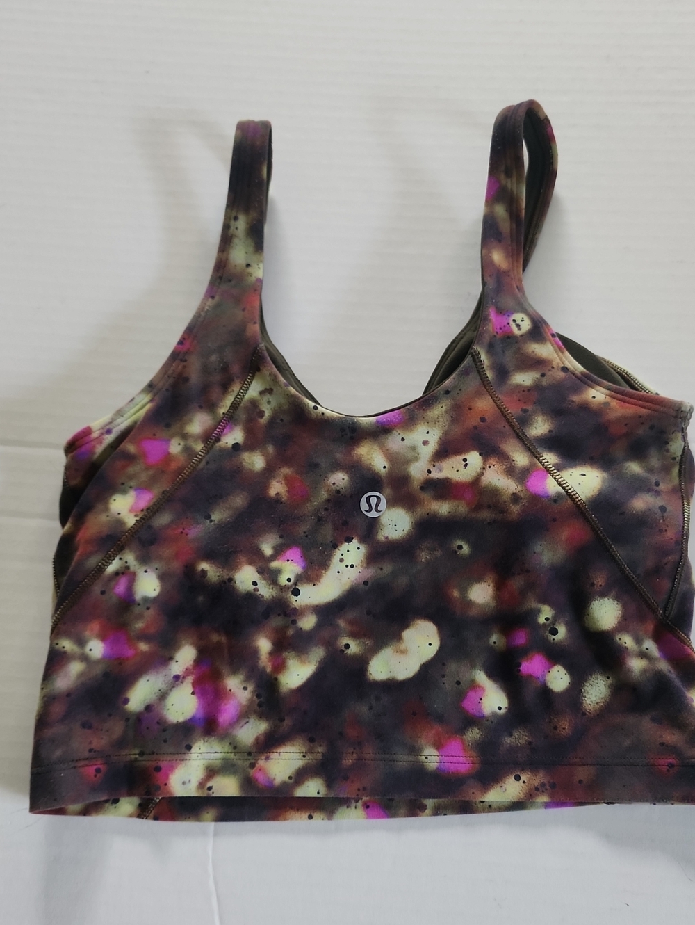 Lululemon Align Tank TopSoft Focus Splatter Green Multi, Size 6 - Picture 3 of 7